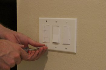 Install the Caseta dimmer switch