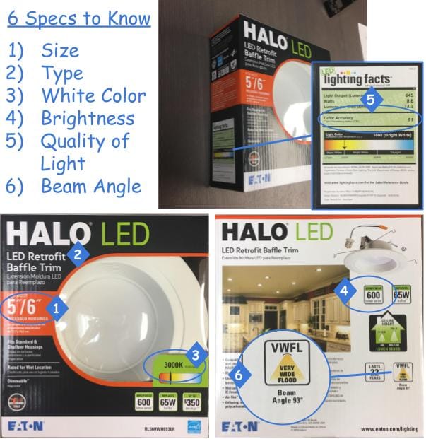 Halo 4 inch led recessed deals lights